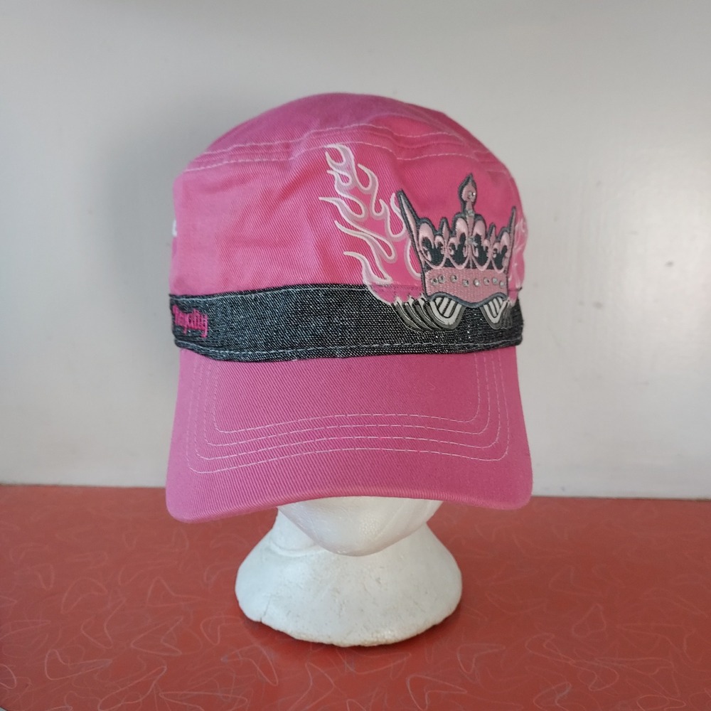 NHRA Drag Racing Royalty Mellow Yellow Sisters of Speed Pink Painter‎ Hat Youth